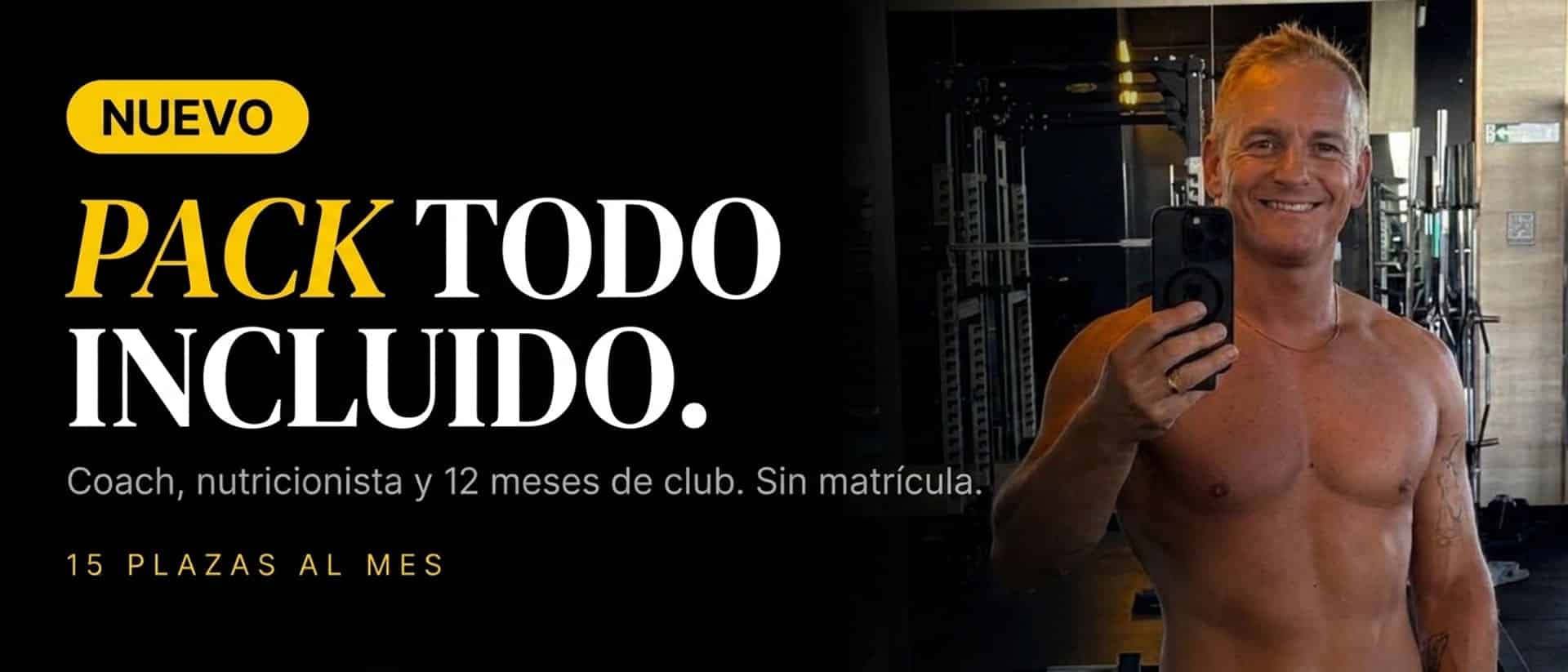 Nuevo Pack Todo Incluido BodyLine: coach, nutricionista y 12 meses de club, sin matrícula