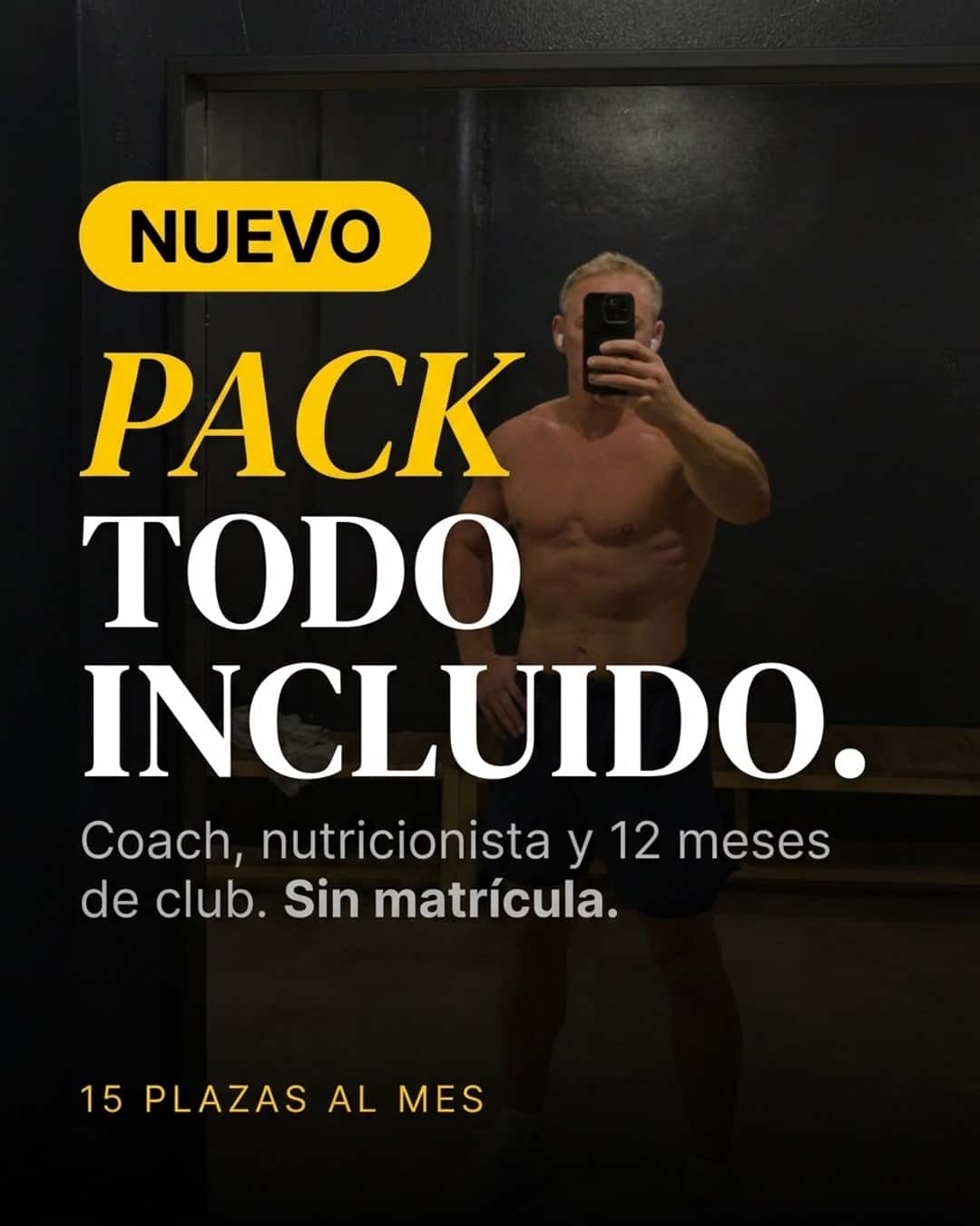 Nuevo Pack Todo Incluido BodyLine: coach, nutricionista y 12 meses de club, sin matrícula