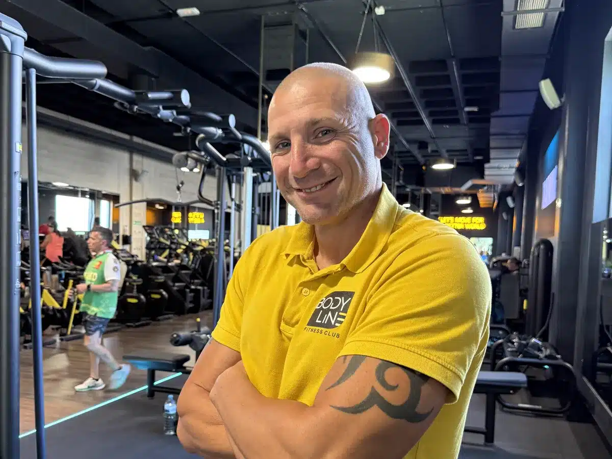 Franck Delelis, fundador y coach de BodyLine Fitness Club