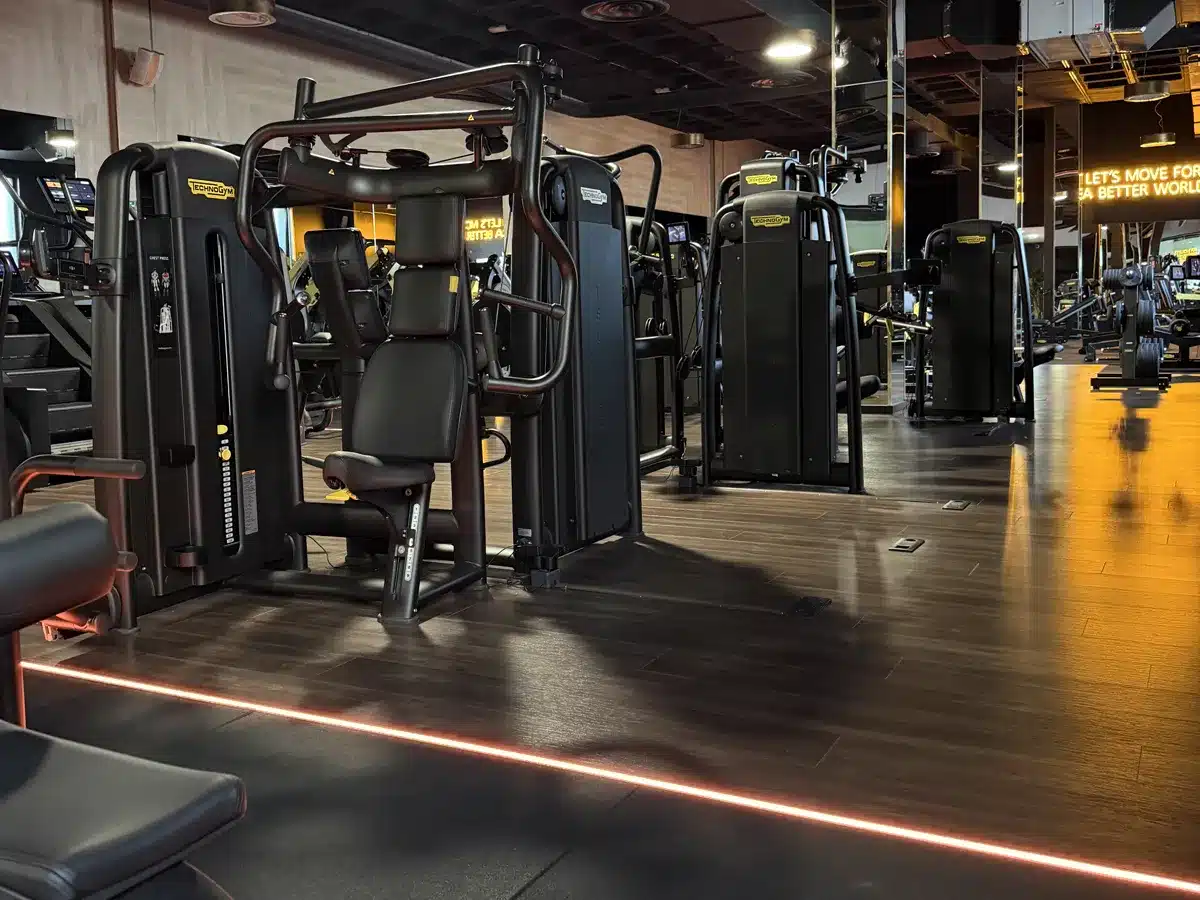 Máquinas de musculación y cardio en BodyLine Fitness Club